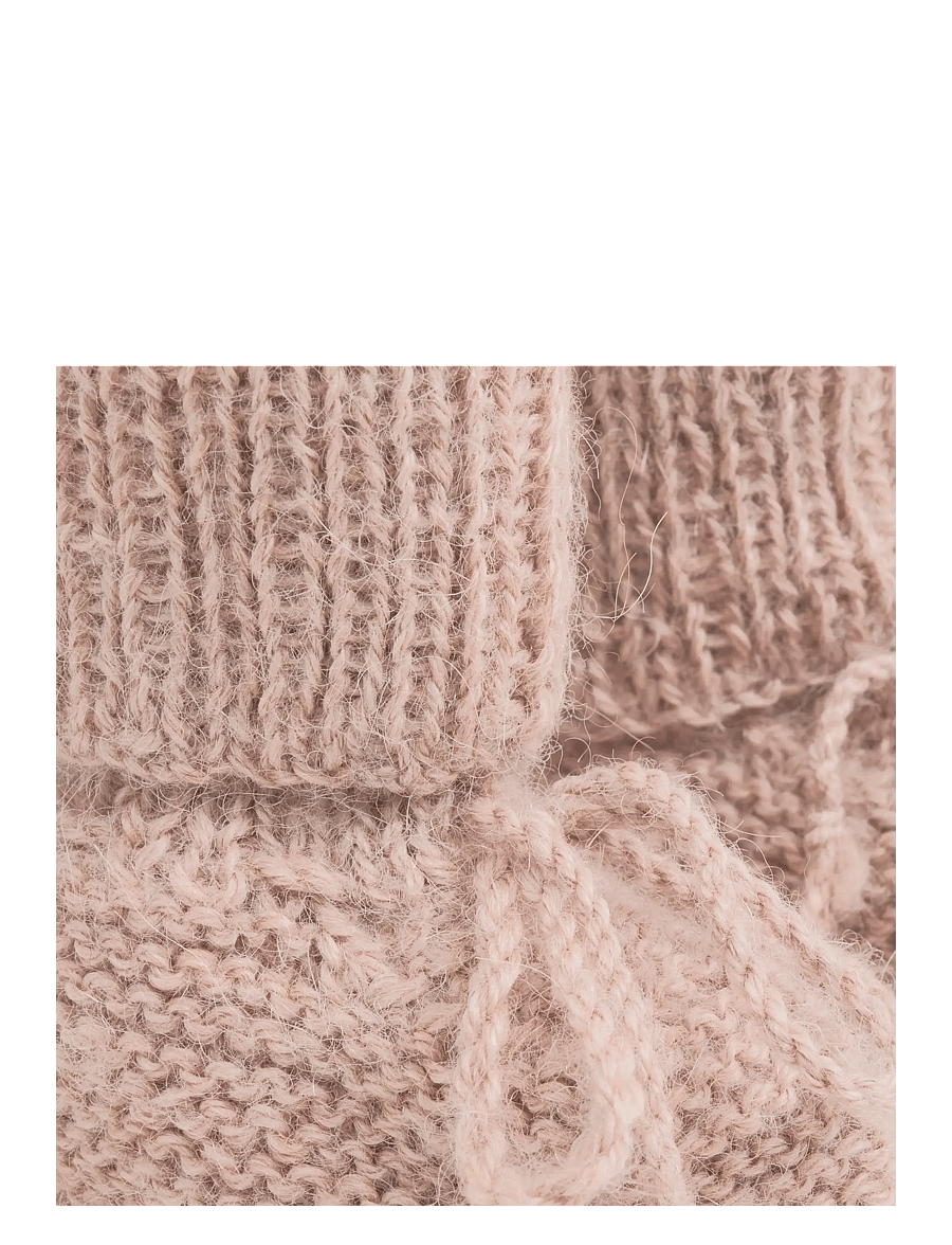 Huttelihut - Footies Alpaca Wool Knit - mahogany rose - 1