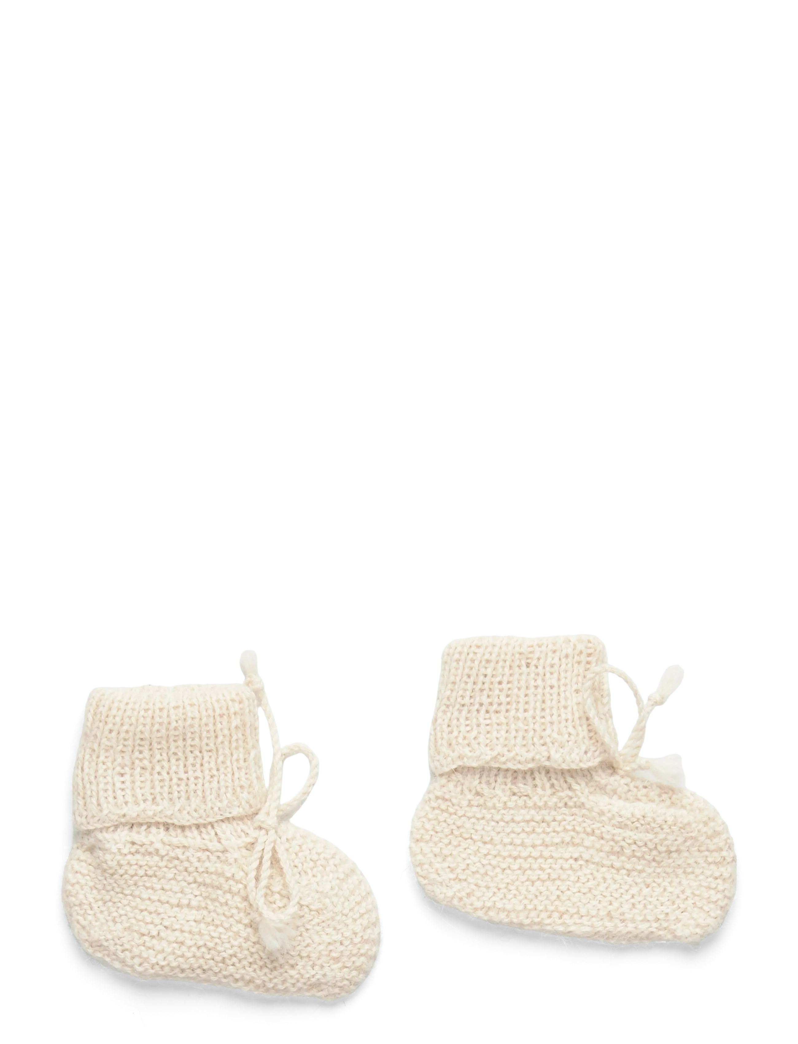 Huttelihut Footies Alpaca Wool Knit - Huttelihut - OFF-WHITE / white
