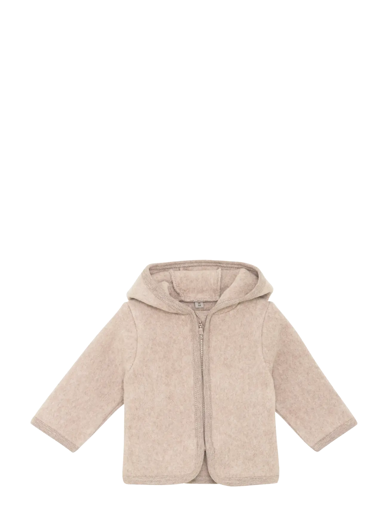 Huttelihut Jacket Cotton Fleece - Huttelihut - CAMEL MELANGE / beige