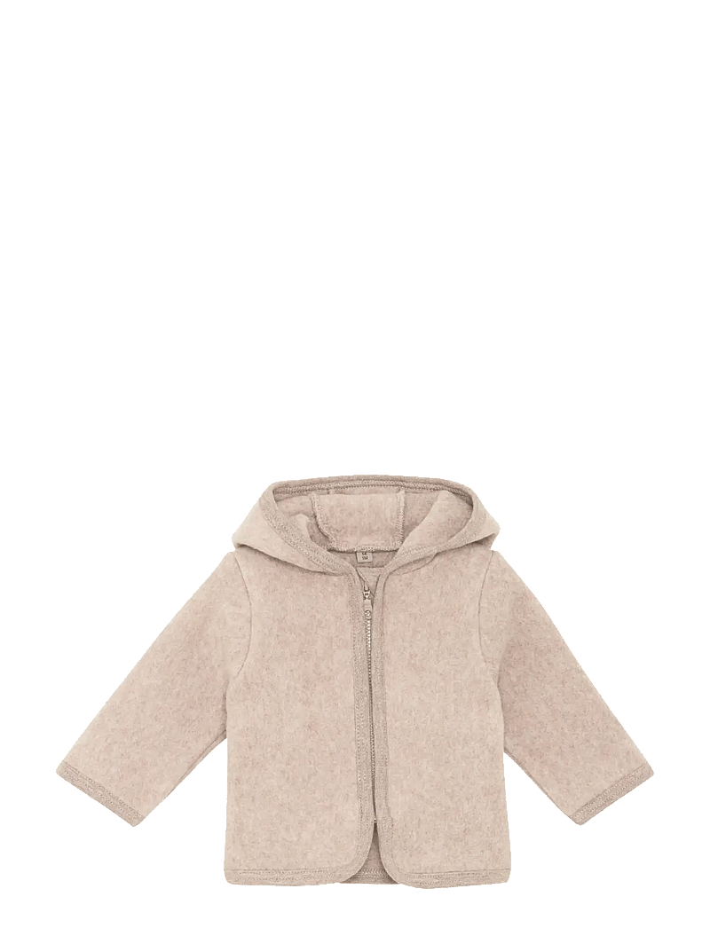 Huttelihut - Jacket Cotton Fleece - fleecejakker - camel melange - 0