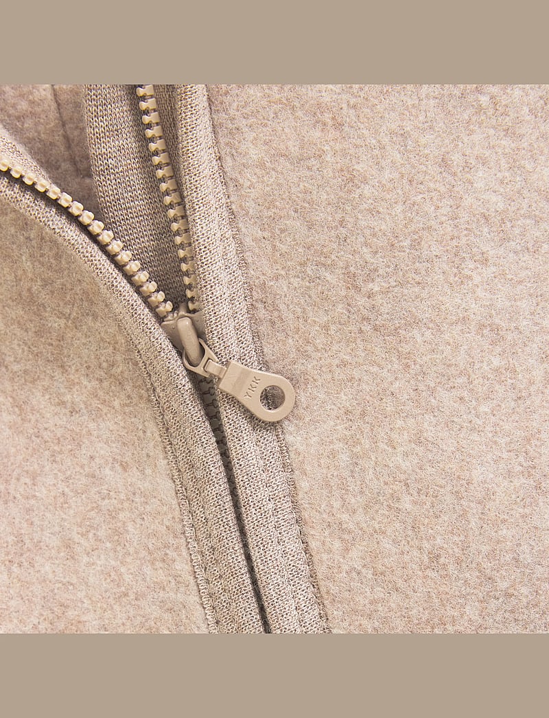 Huttelihut - Jacket Cotton Fleece - fleecejakker - camel melange - 2