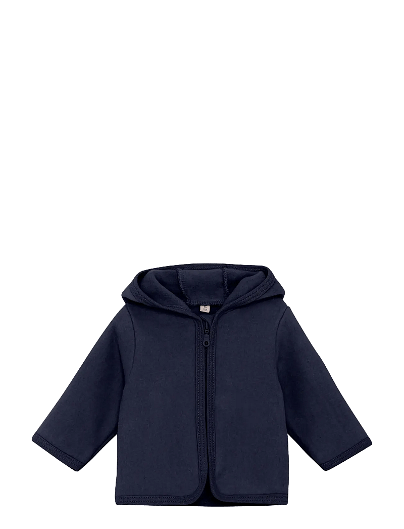 Huttelihut - Jacket Cotton Fleece - fleecejakker - navy blazer - 0