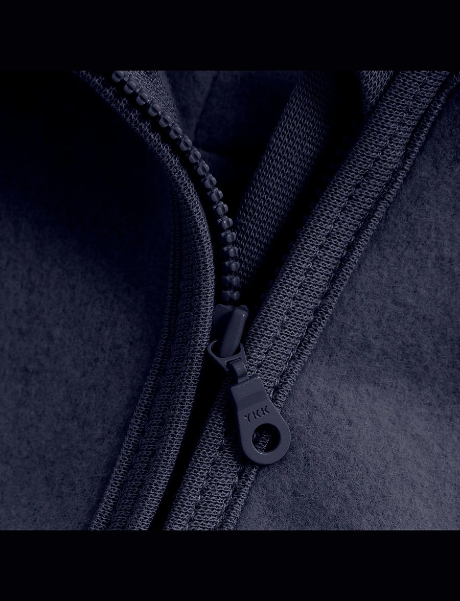 Huttelihut - Jacket Cotton Fleece - fleece jackets - navy blazer - 2