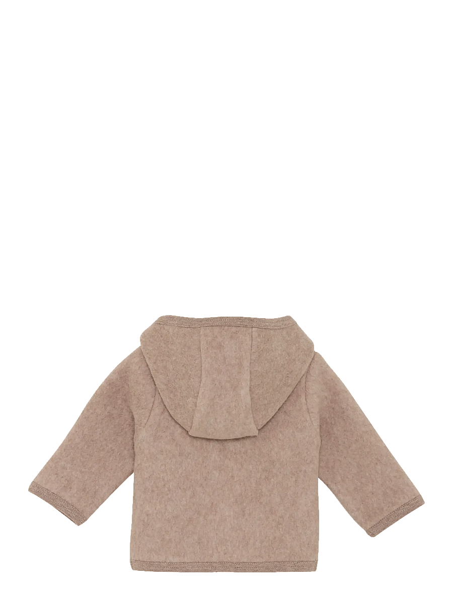 Huttelihut - Jacket Cotton Fleece - fleecejackor - savannah melange - 1