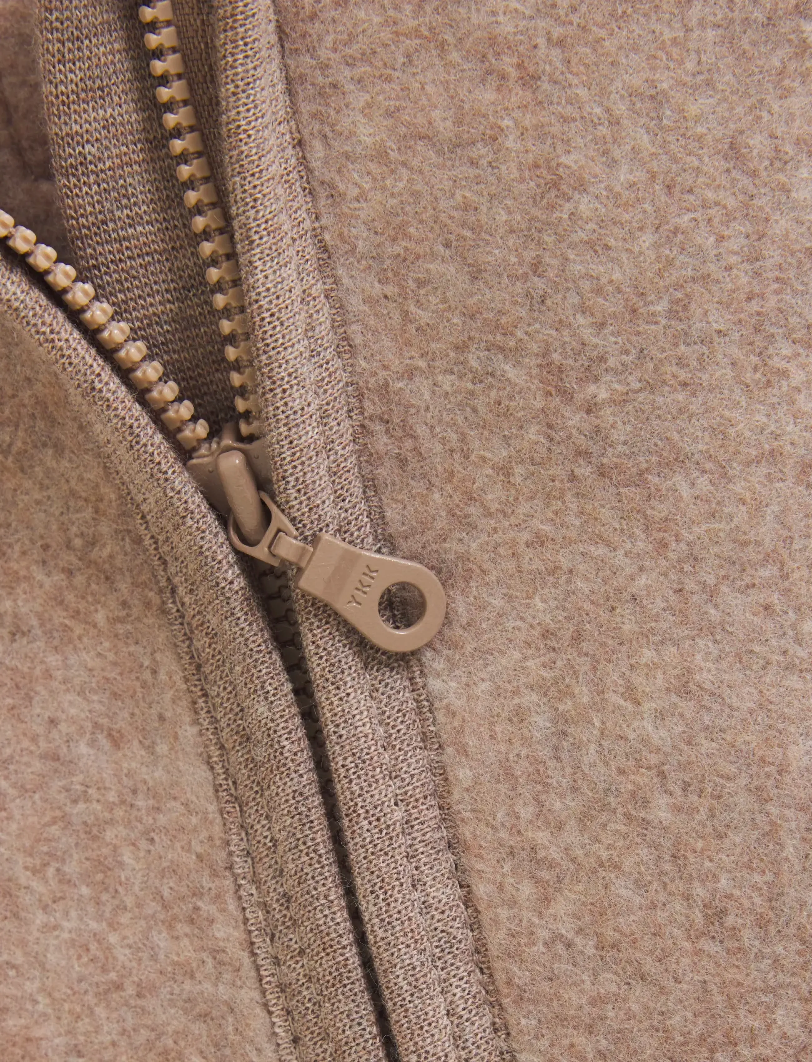 Huttelihut - Jacket Cotton Fleece - fleecejackor - savannah melange - 2