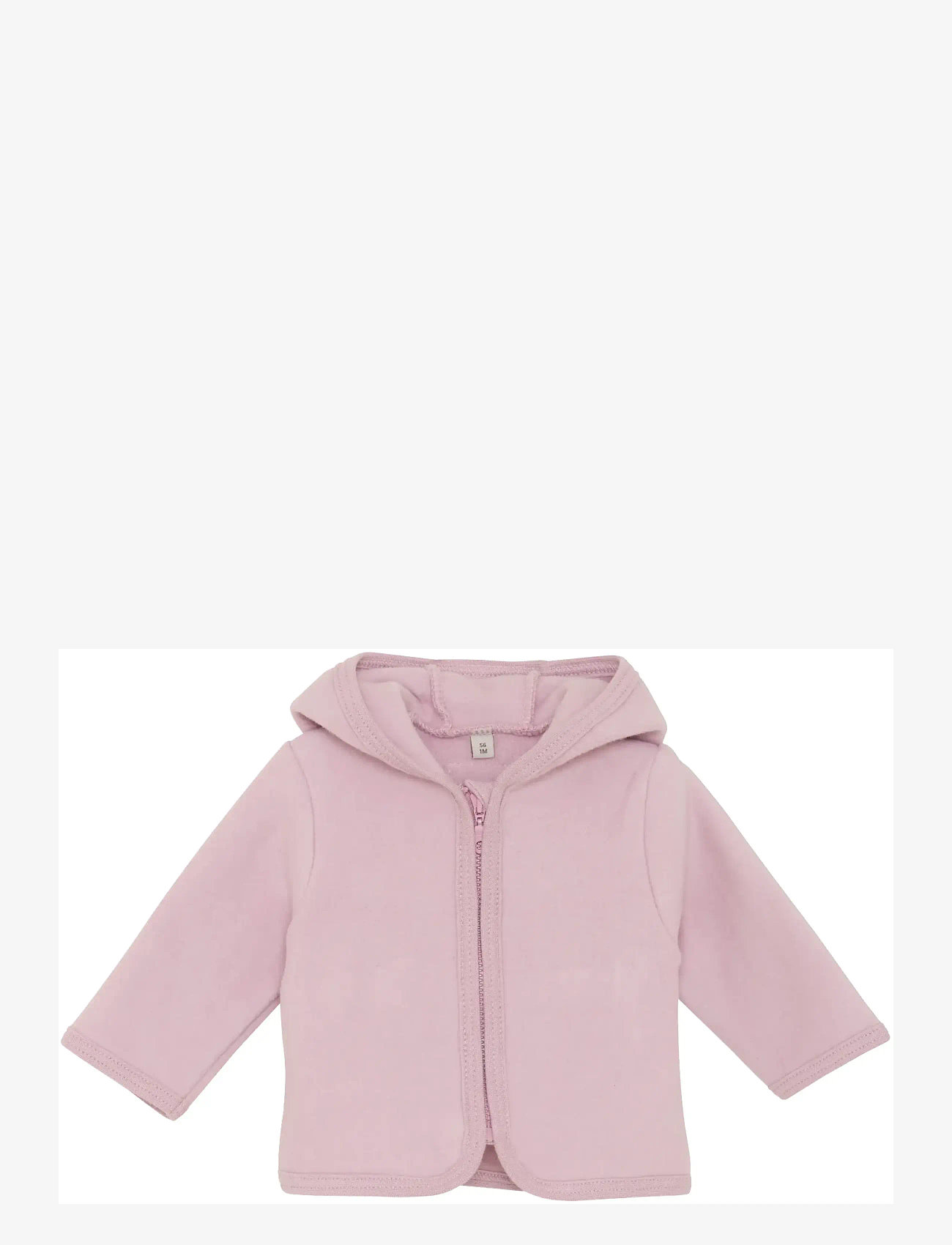 Huttelihut - Jacket Ears Cotton Fleece - fleecejacken - deauville mauve - 0
