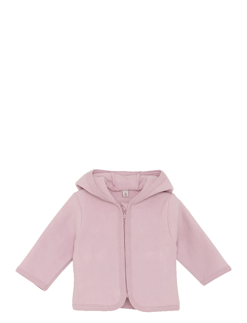 Huttelihut - Jacket Ears Cotton Fleece - fleecejacken - deauville mauve - 0