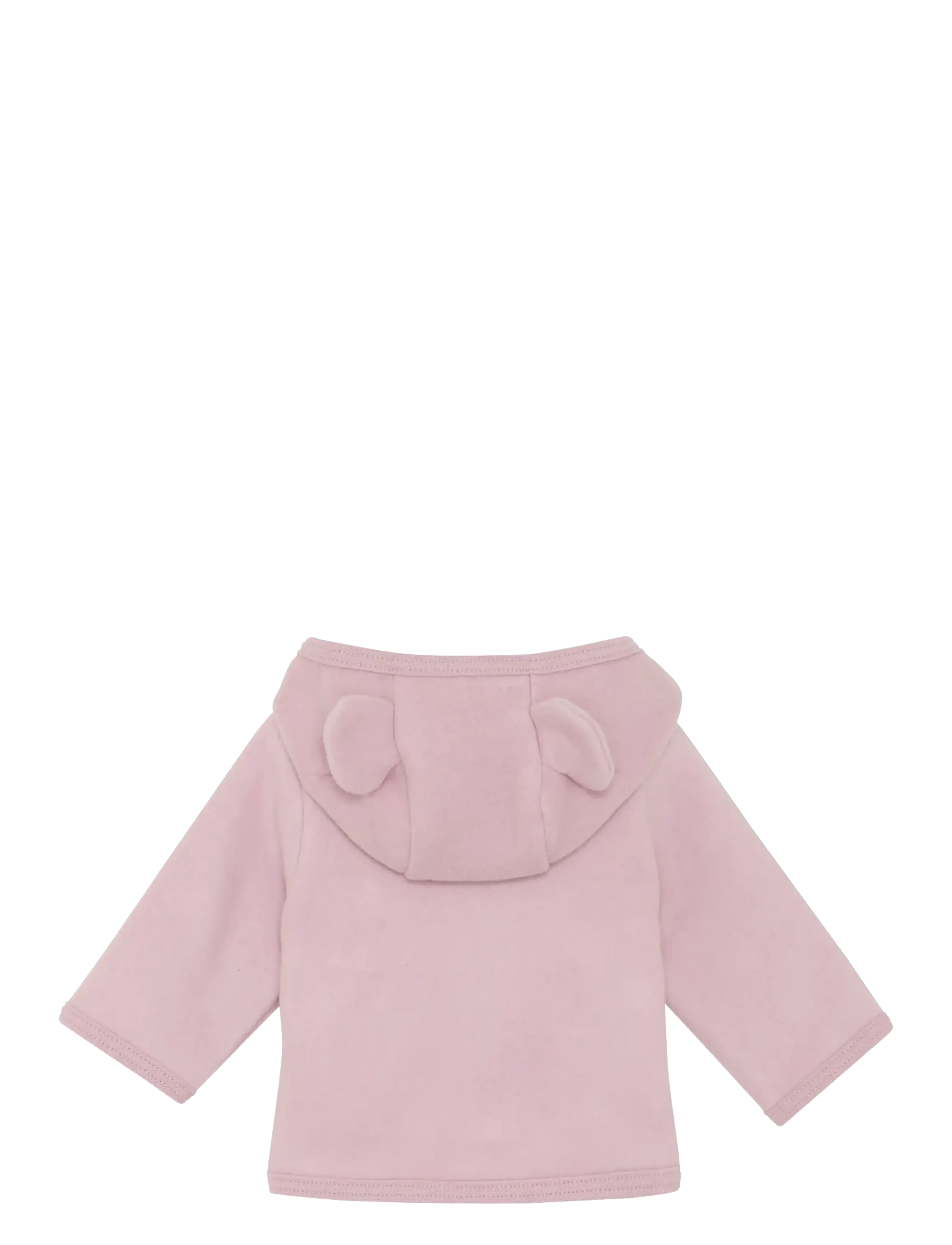 Huttelihut - Jacket Ears Cotton Fleece - fliisjakid - deauville mauve - 1