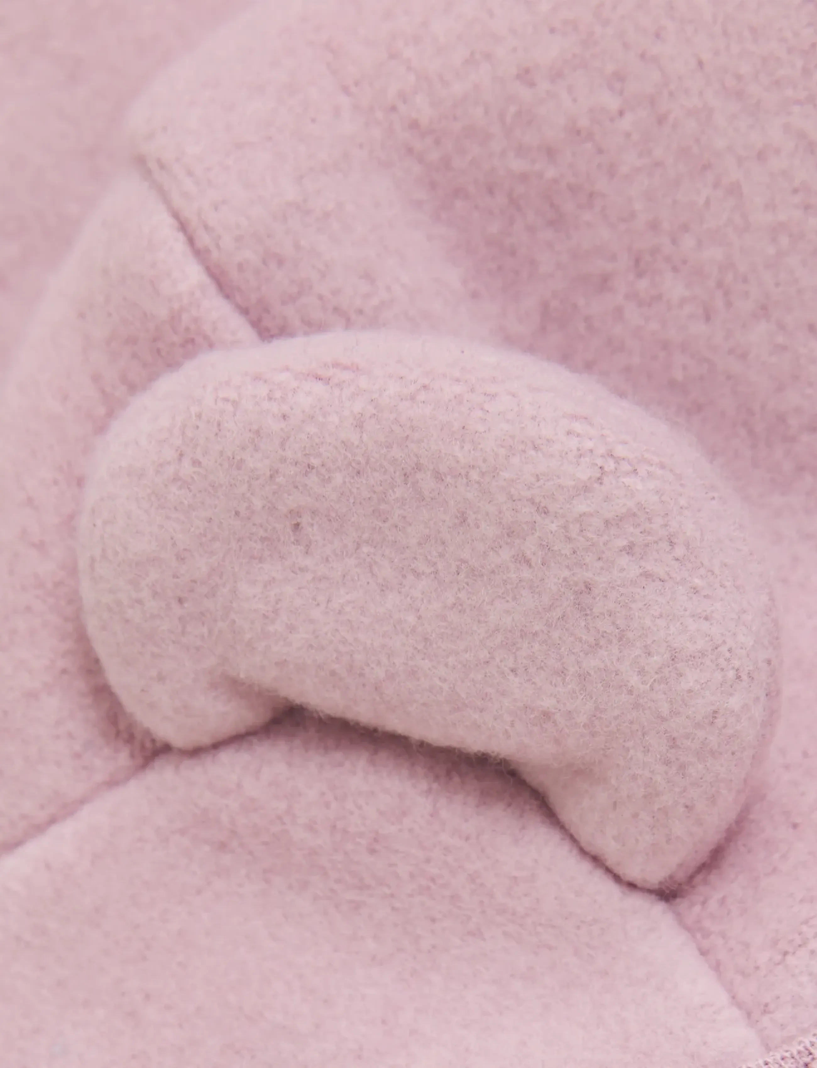 Huttelihut - Jacket Ears Cotton Fleece - fliisjakid - deauville mauve - 2