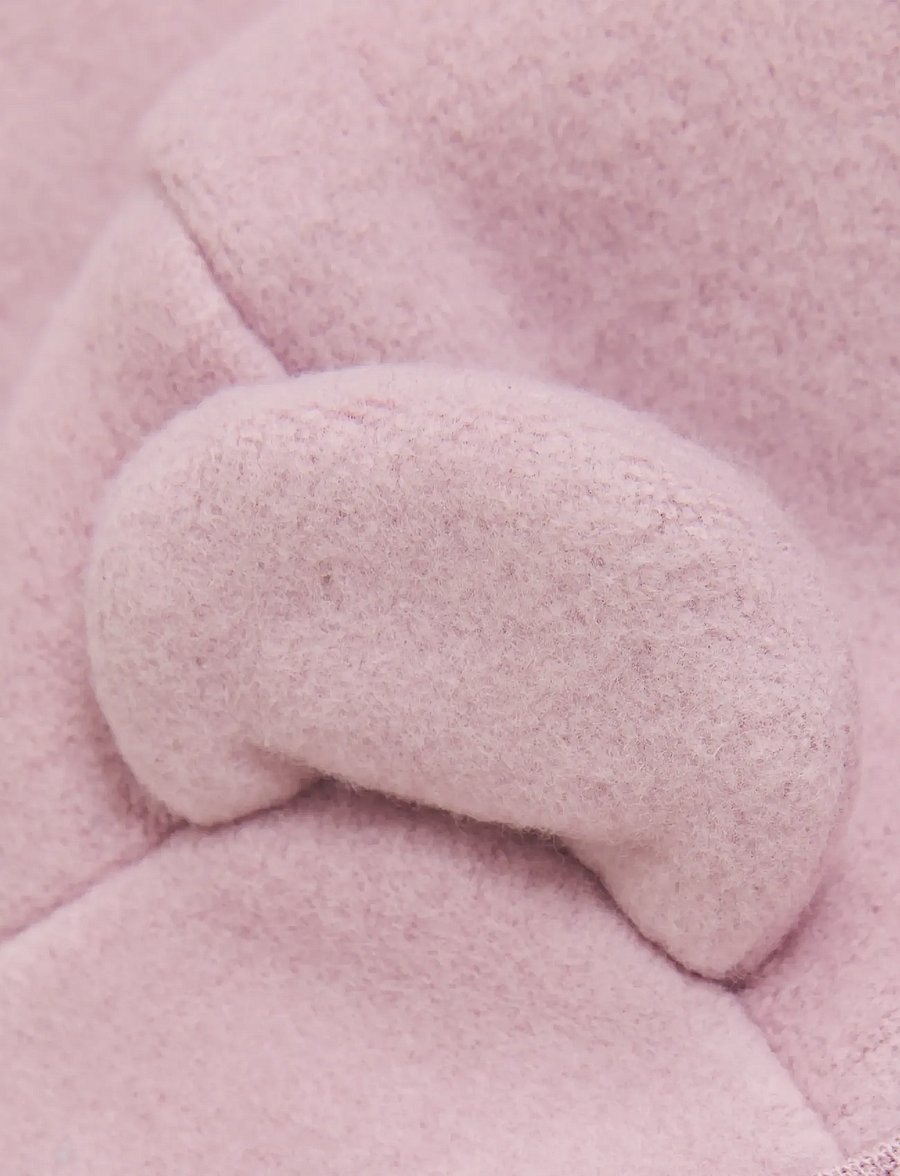 Huttelihut - Jacket Ears Cotton Fleece - fliisjakid - deauville mauve - 2