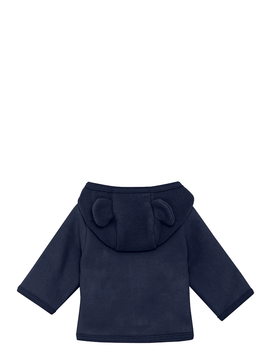 Huttelihut - Jacket Ears Cotton Fleece - fliisjakid - navy blazer - 1