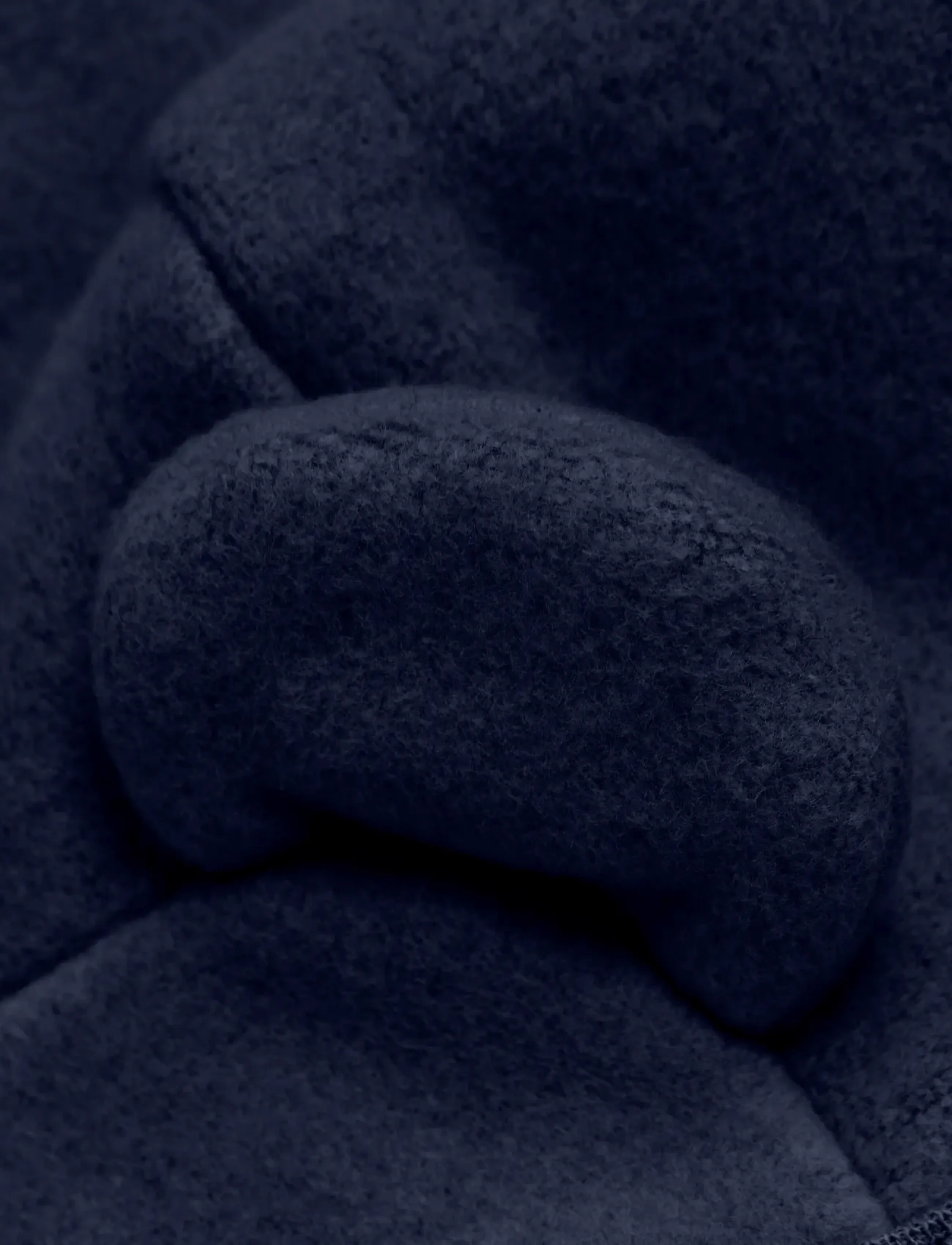 Huttelihut - Jacket Ears Cotton Fleece - fliisjakid - navy blazer - 2