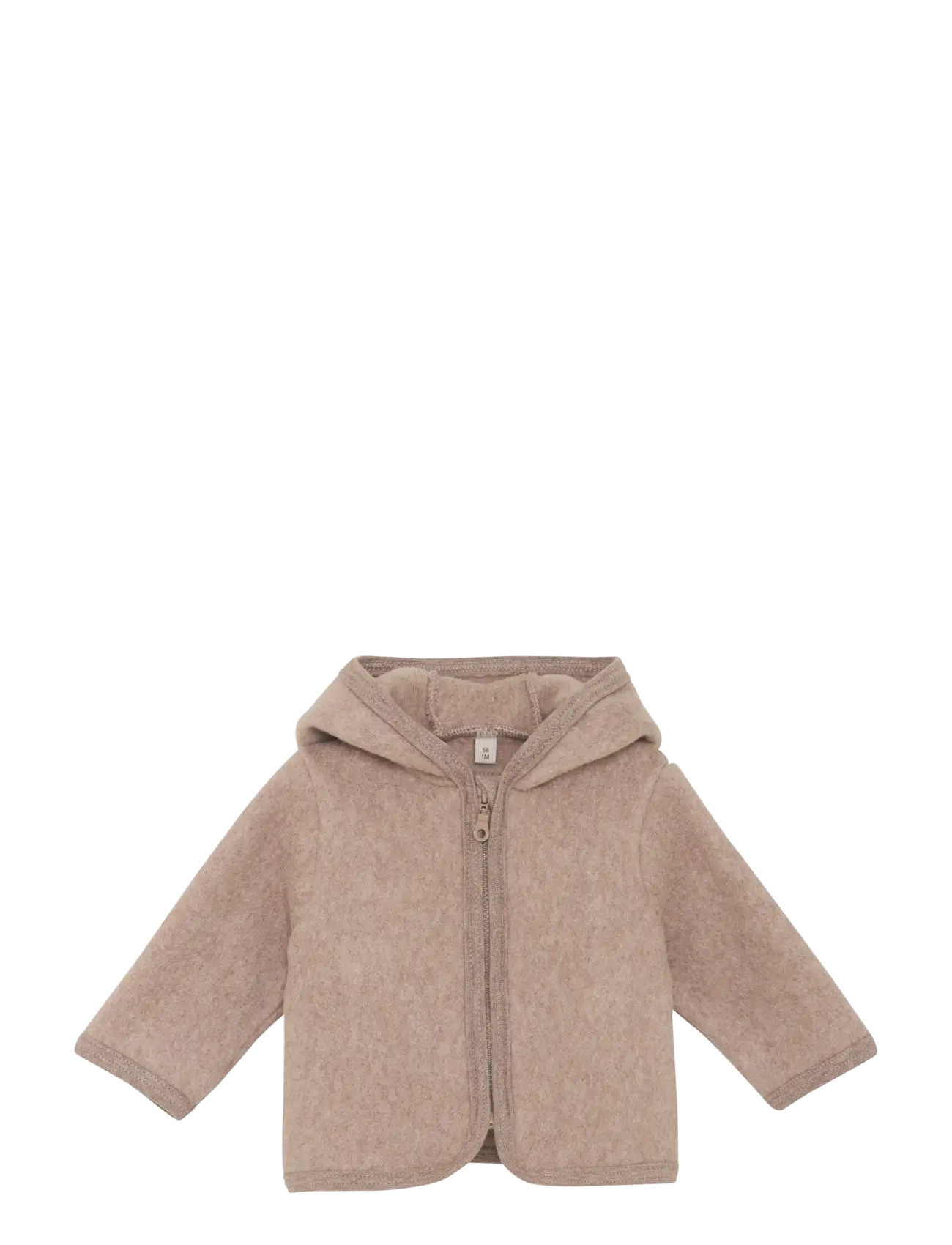 Huttelihut Jacket Ears Cotton Fleece - Huttelihut - SAVANNAH MELANGE / beige