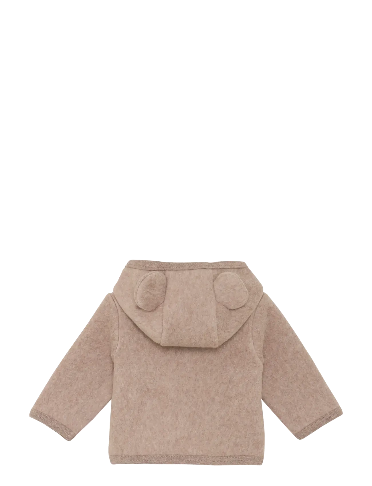 Huttelihut - Jacket Ears Cotton Fleece - fliisjakid - savannah melange - 1