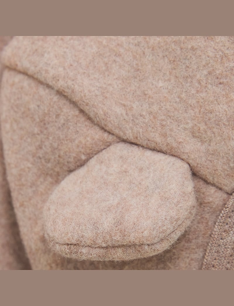 Huttelihut - Jacket Ears Cotton Fleece - fleecejacken - savannah melange - 2