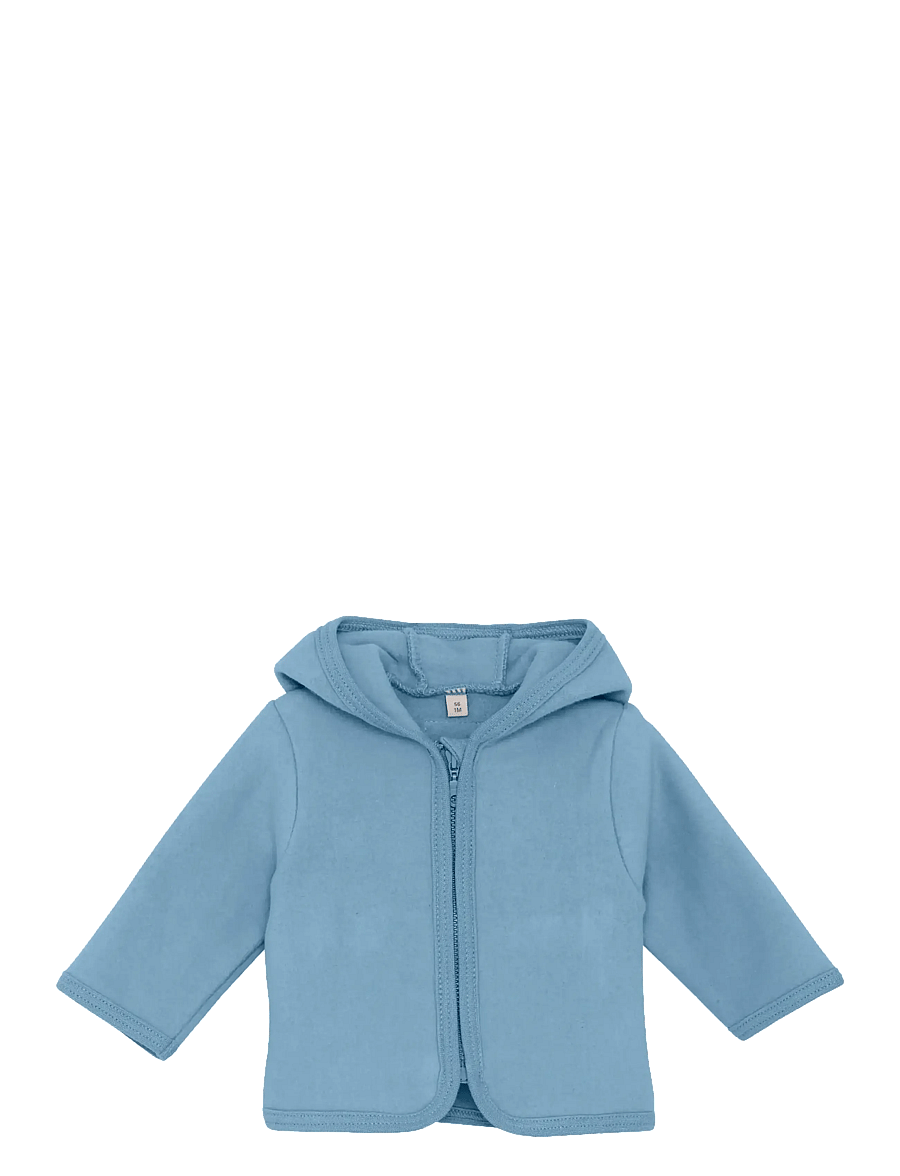 Huttelihut - Jacket Ears Cotton Fleece - fleece jackets - windward blue - 0