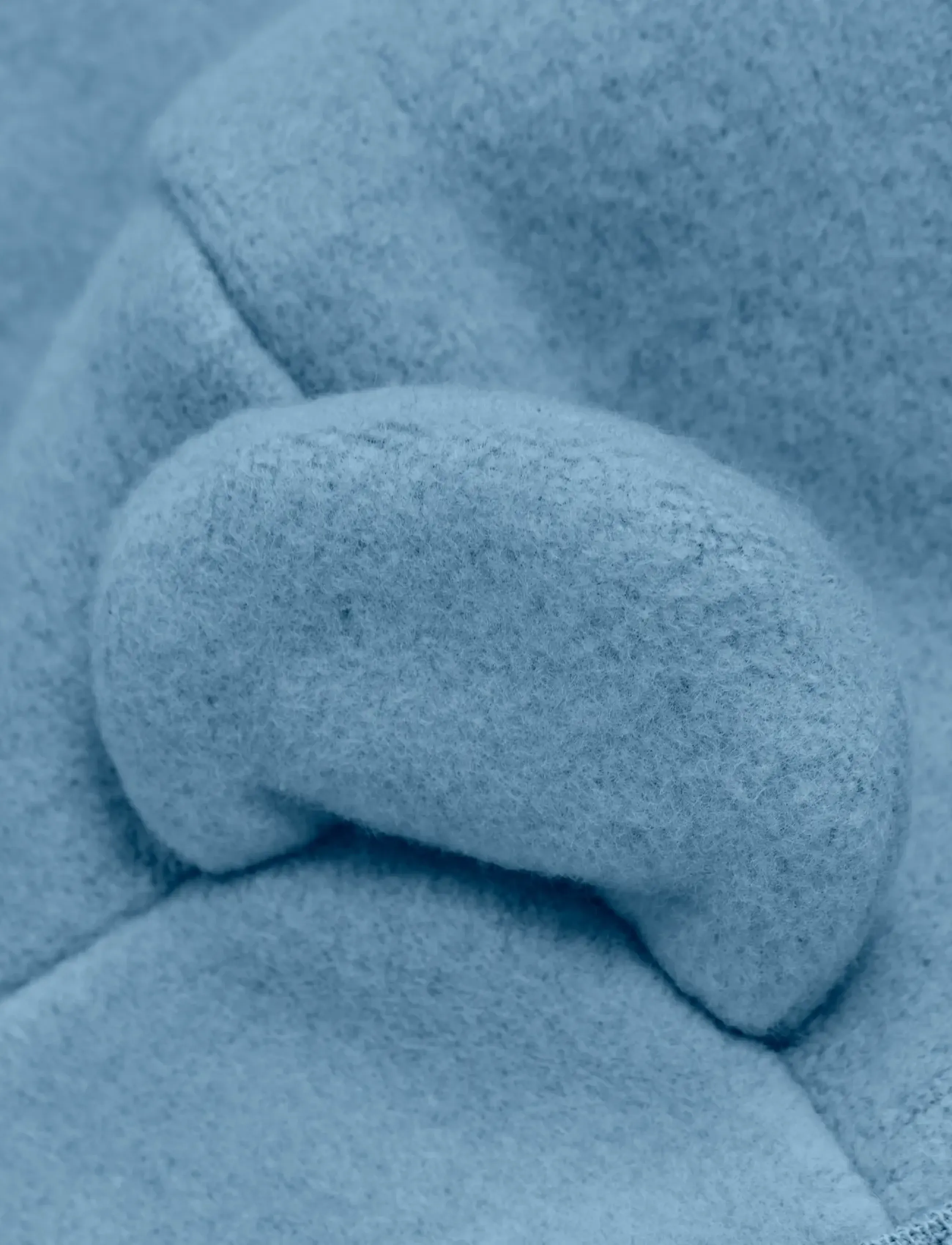 Huttelihut - Jacket Ears Cotton Fleece - sügisjakid - windward blue - 2