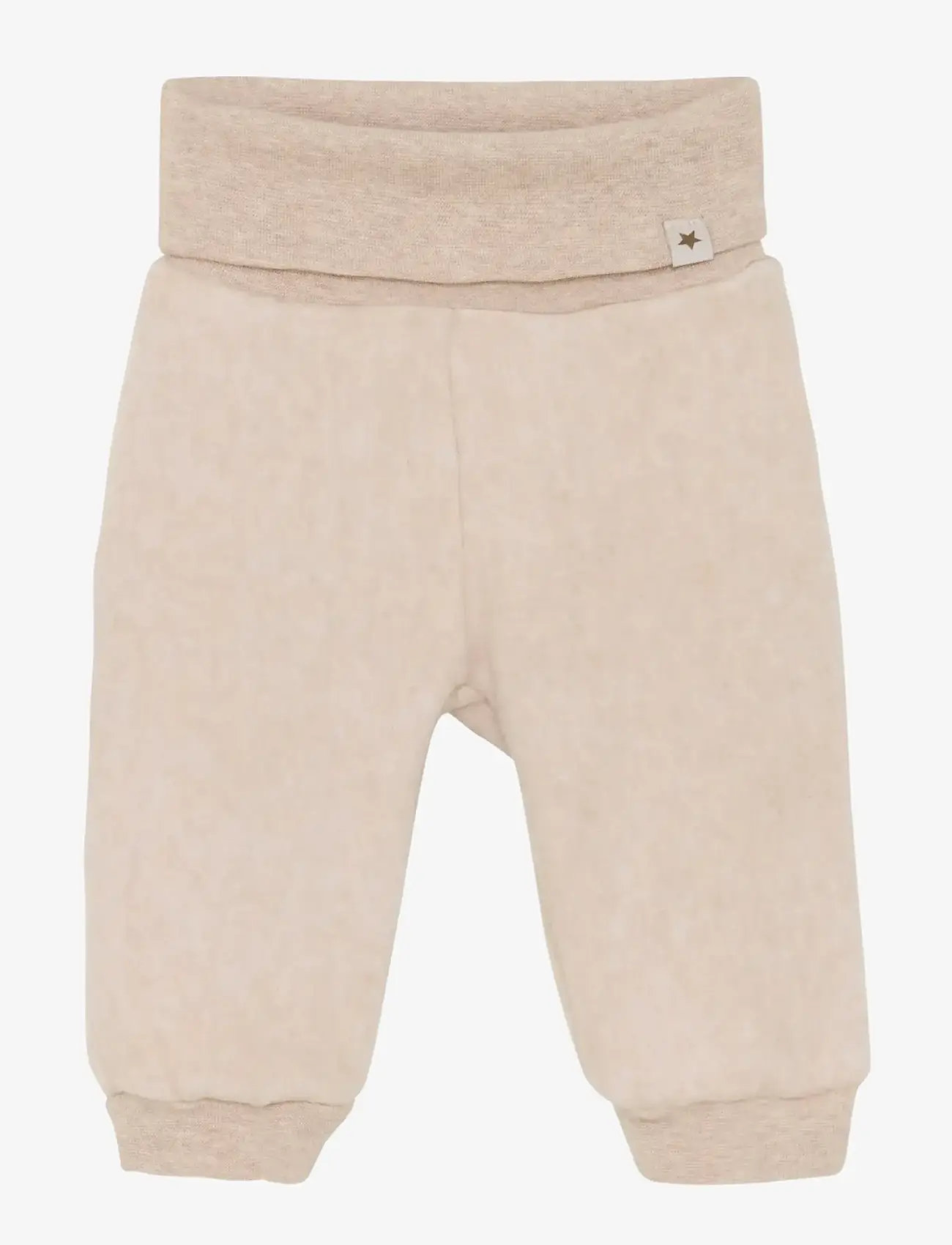 Huttelihut - Pants Cotton Fleece - sweatpants - camel melange - 0