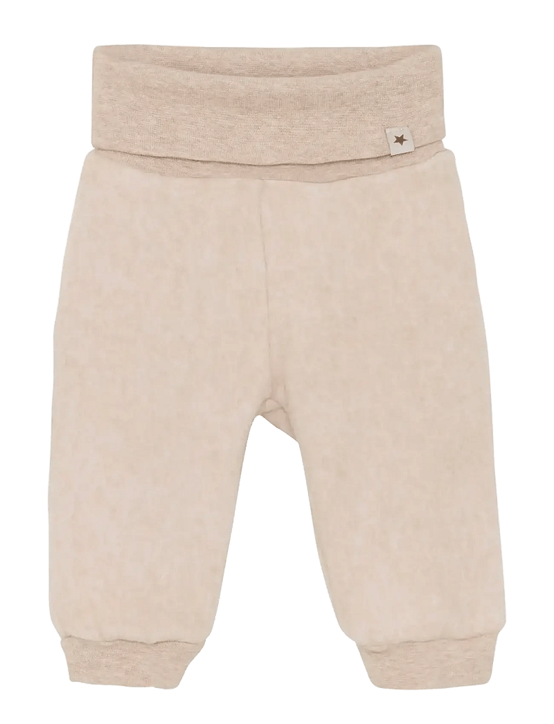 Huttelihut - Pants Cotton Fleece - sweatpants - camel melange - 0