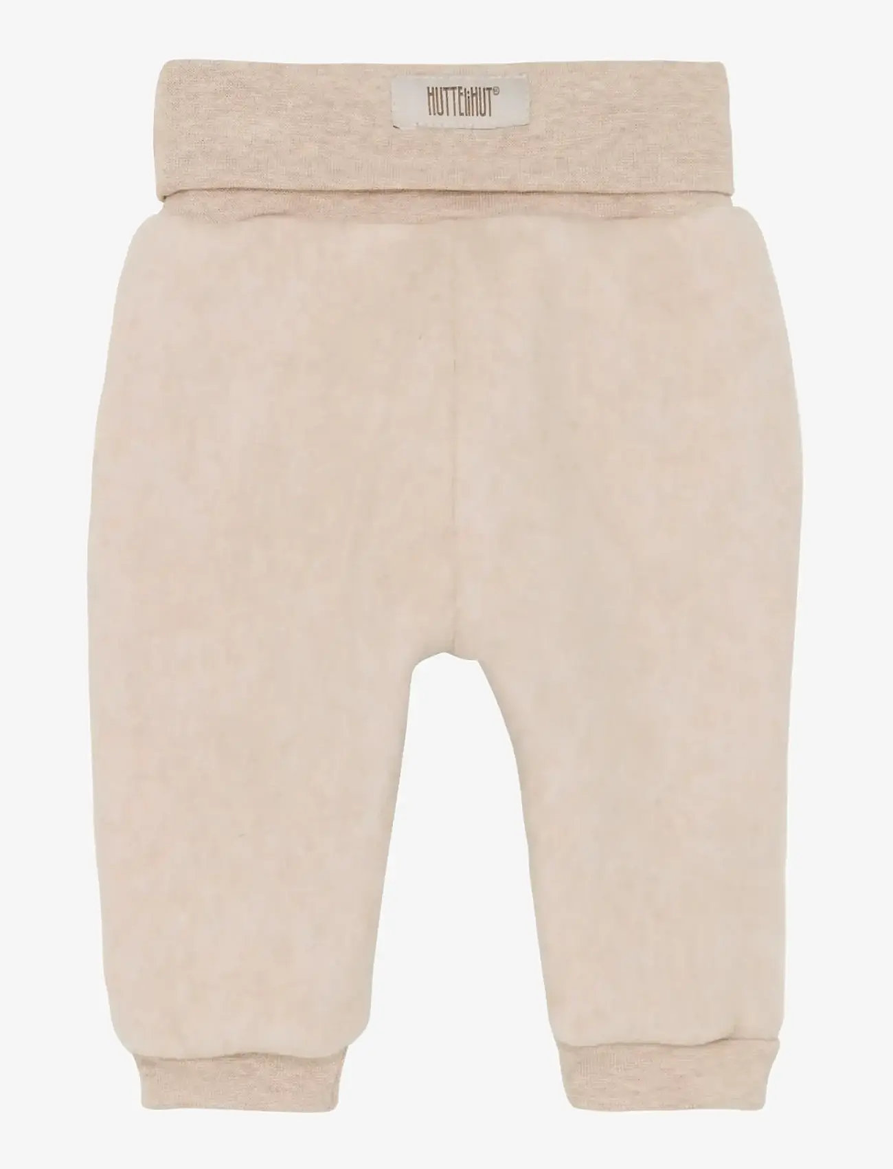Huttelihut - Pants Cotton Fleece - sweatpants - camel melange - 1