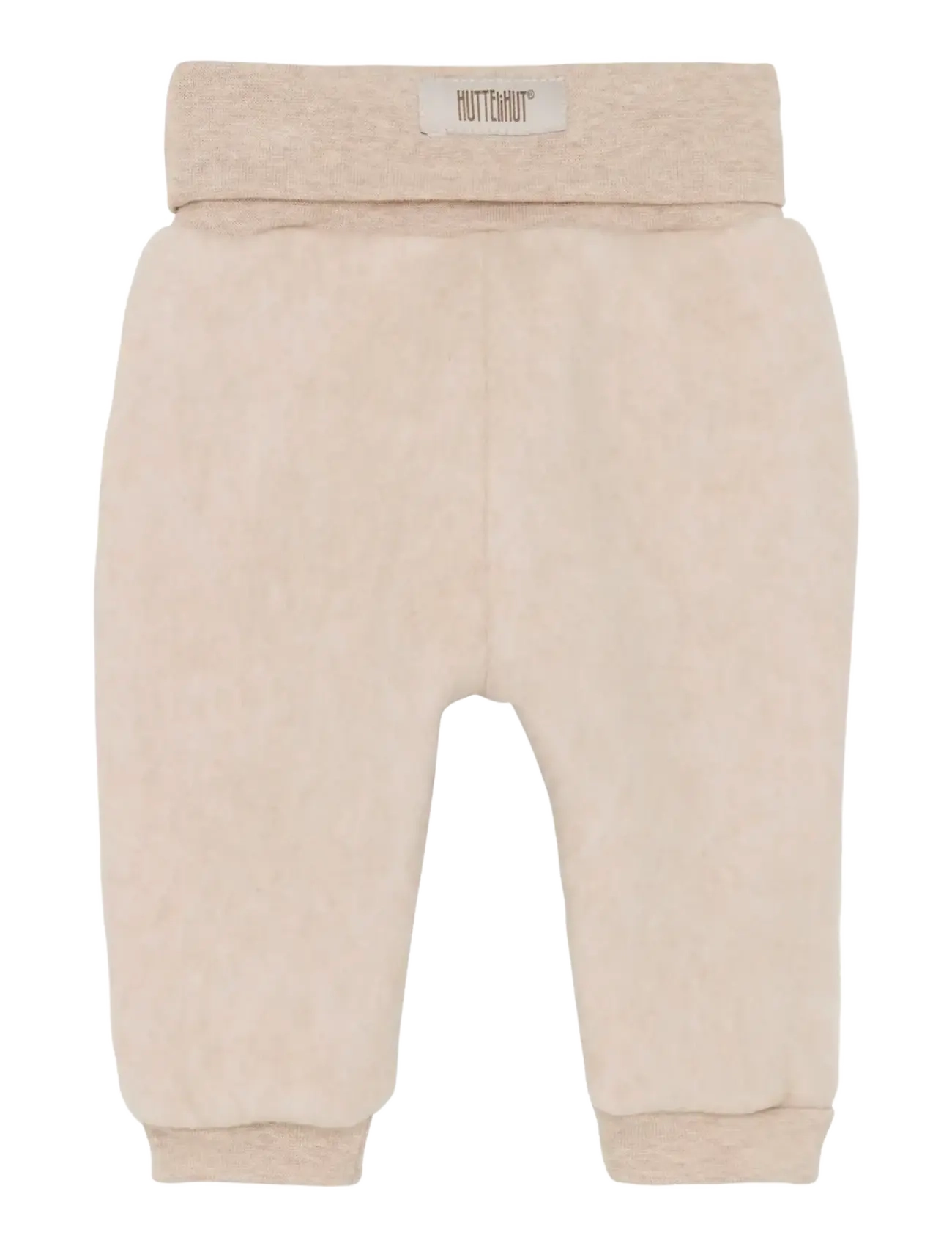 Huttelihut - Pants Cotton Fleece - joggings - camel melange - 1