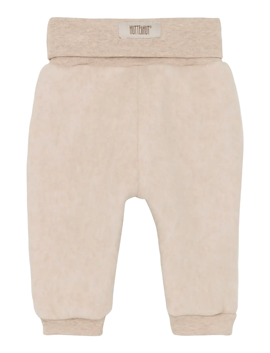 Huttelihut - Pants Cotton Fleece - joggings - camel melange - 1