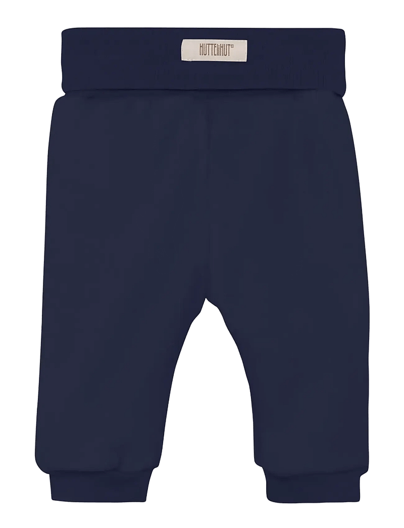 Huttelihut - Pants Cotton Fleece - dressipüksid - navy blazer - 1