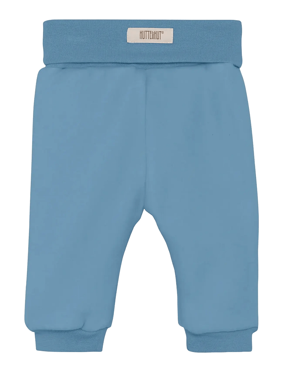 Huttelihut - Pants Cotton Fleece - mjukisbyxor - windward blue - 1
