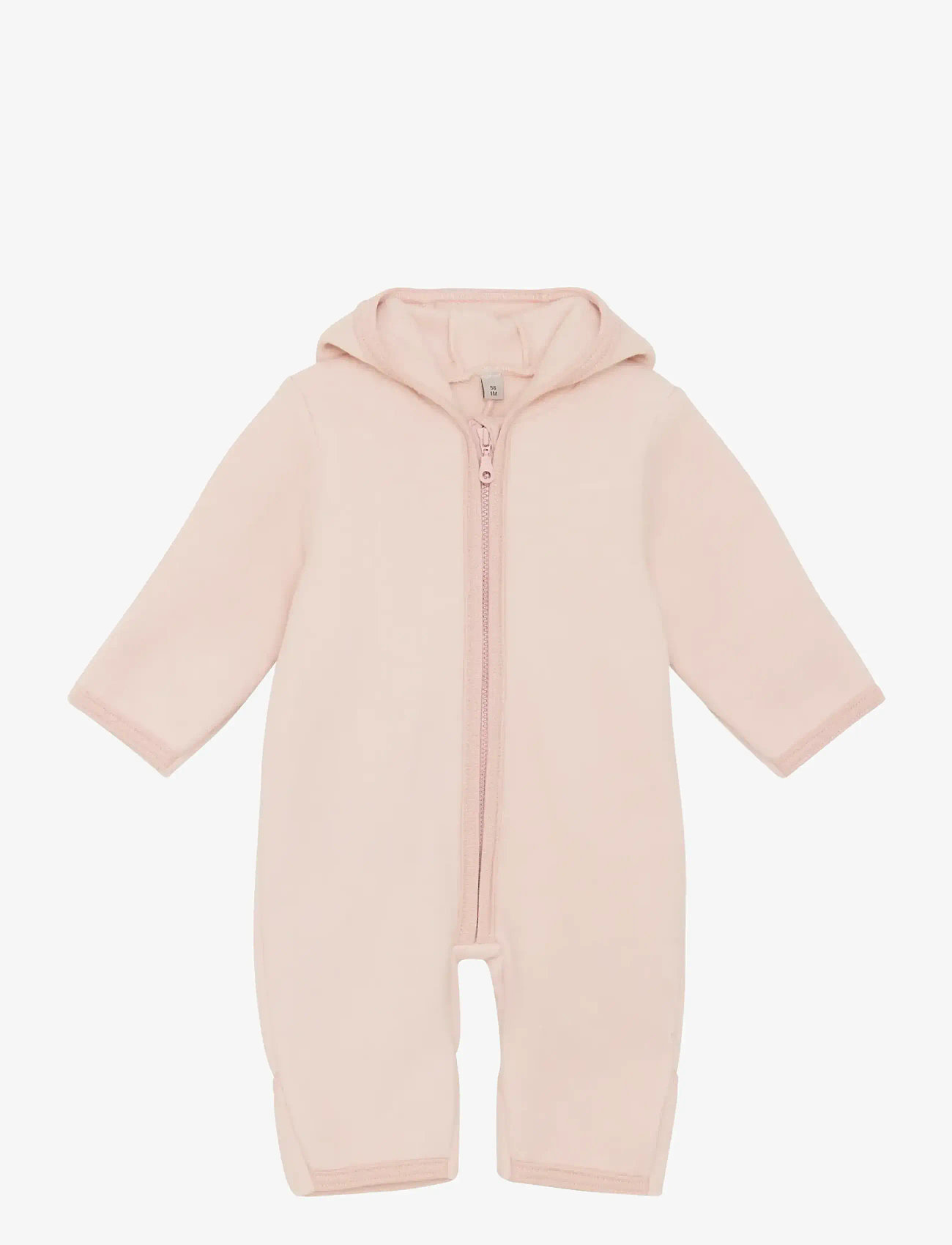 Huttelihut - Pram Suit Cotton Fleece - fleecedragter - camel melange - 0