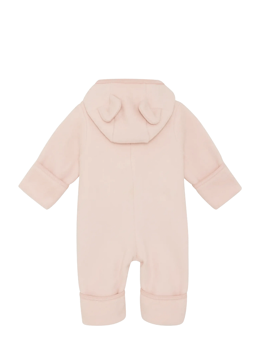 Huttelihut - Pram Suit Cotton Fleece - fleece coveralls - camel melange - 1