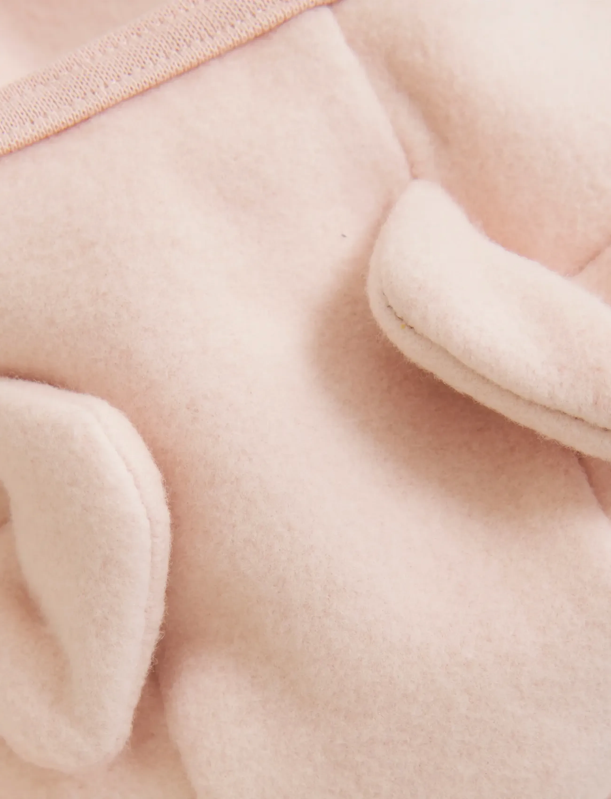 Huttelihut - Pram Suit Cotton Fleece - fleece coveralls - camel melange - 2