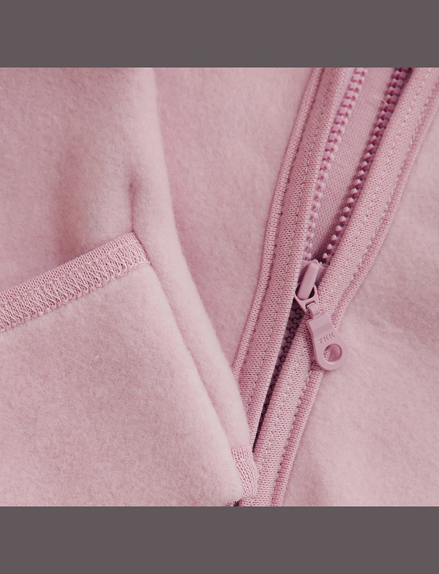 Huttelihut - Pram Suit Cotton Fleece - fleece coveralls - deauville mauve - 2