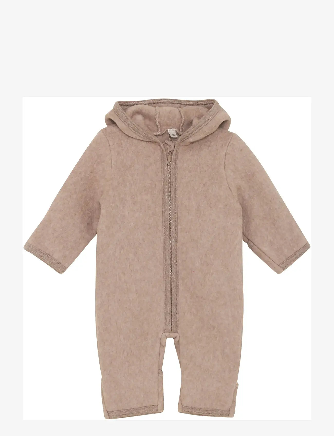 Huttelihut - Pram Suit Cotton Fleece - fleecedragter - savannah melange - 0