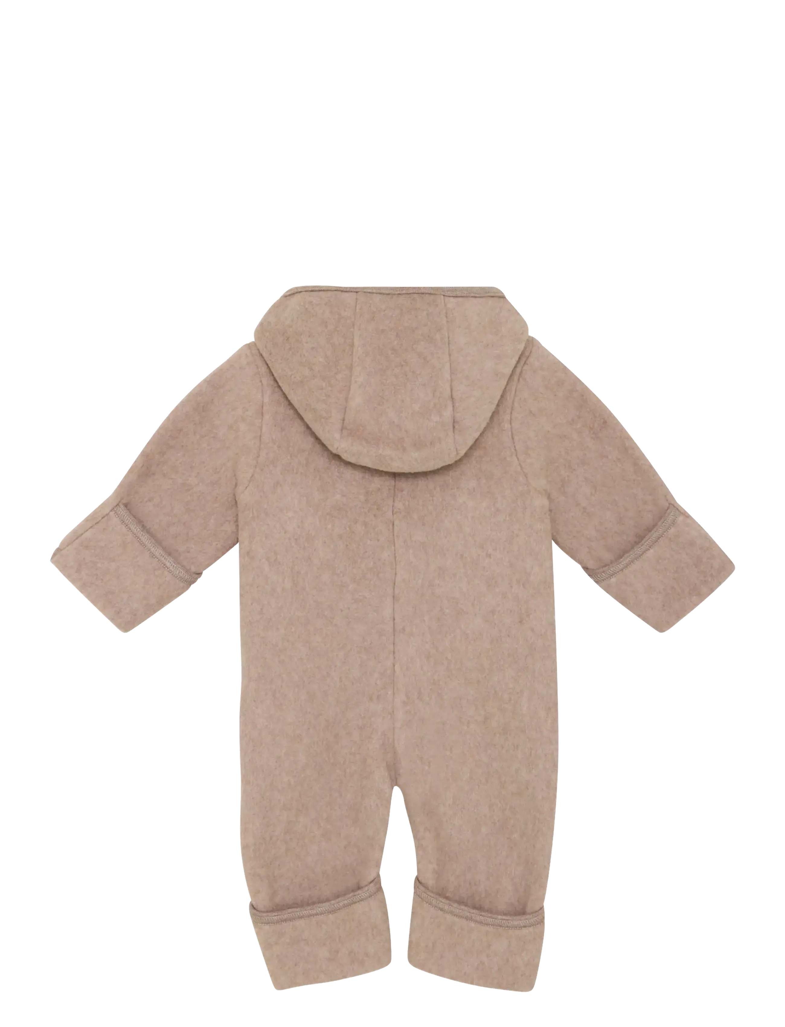 Huttelihut - Pram Suit Cotton Fleece - fleece overalls - savannah melange - 1