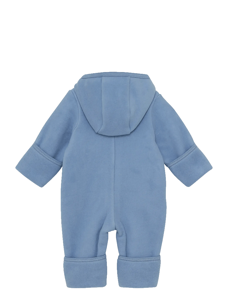 Huttelihut - Pram Suit Cotton Fleece - fleece overalls - windward blue - 1