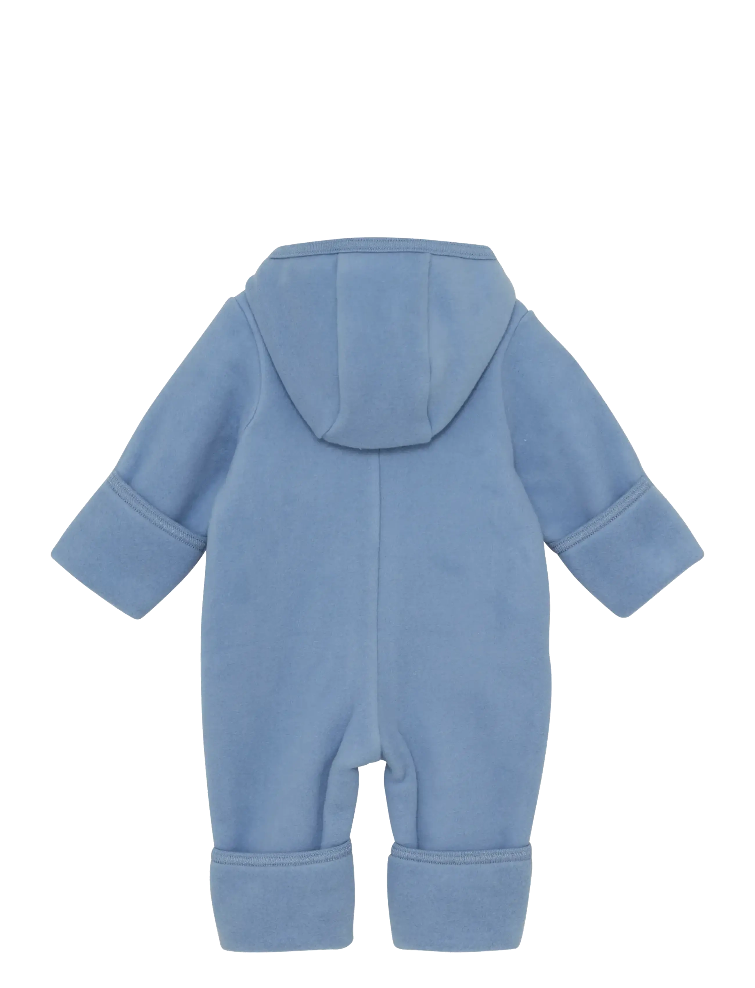 Huttelihut - Pram Suit Cotton Fleece - fleece coveralls - windward blue - 1