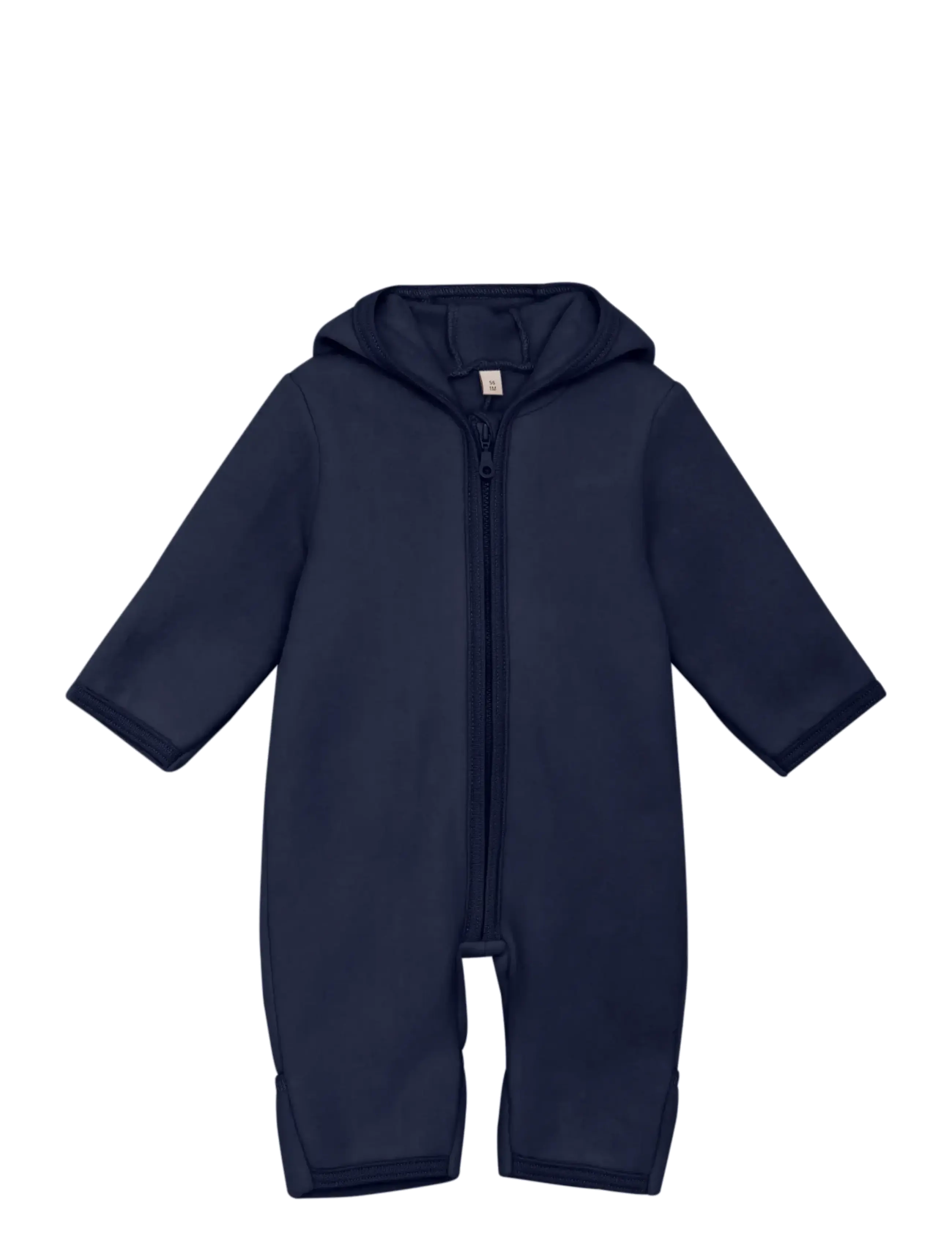 Huttelihut Pram Suit Ears Cot. Fleece - Huttelihut - NAVY BLAZER / navy