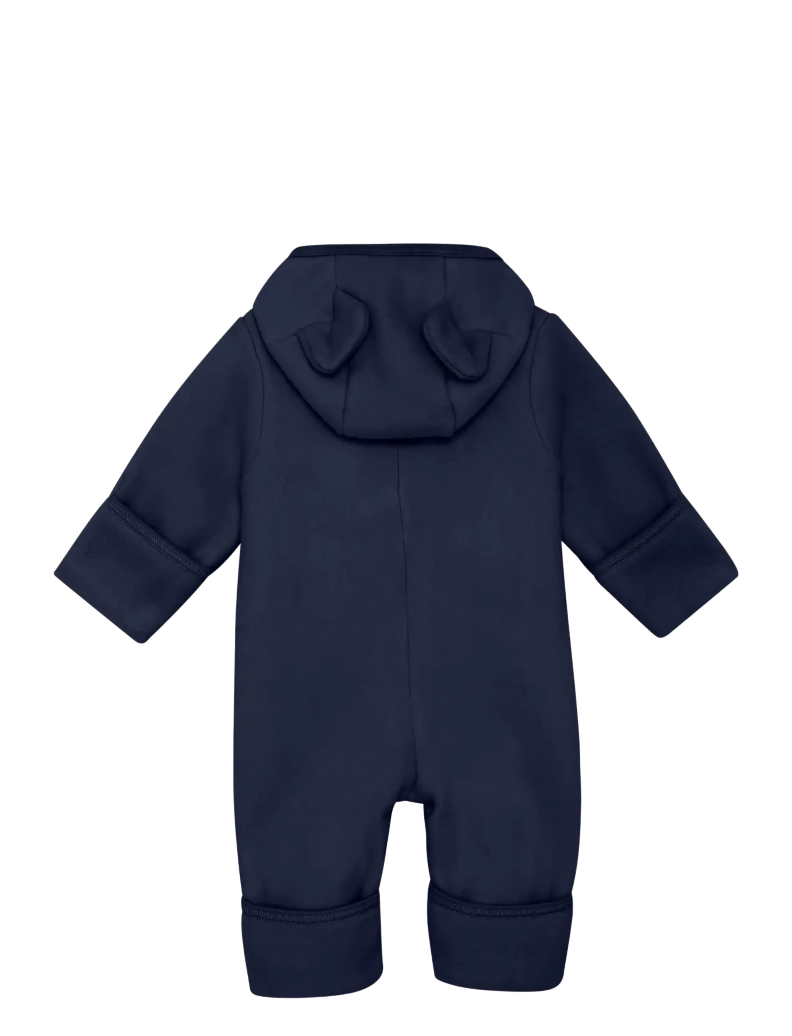 Huttelihut - Pram Suit Ears Cot. Fleece - fliiskombinesoonid - navy blazer - 1