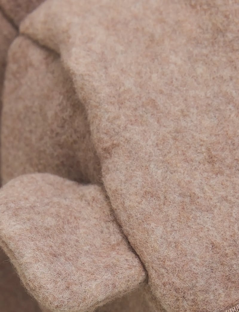 Huttelihut - Pram Suit Ears Cot. Fleece - fleece coveralls - savannah melange - 3