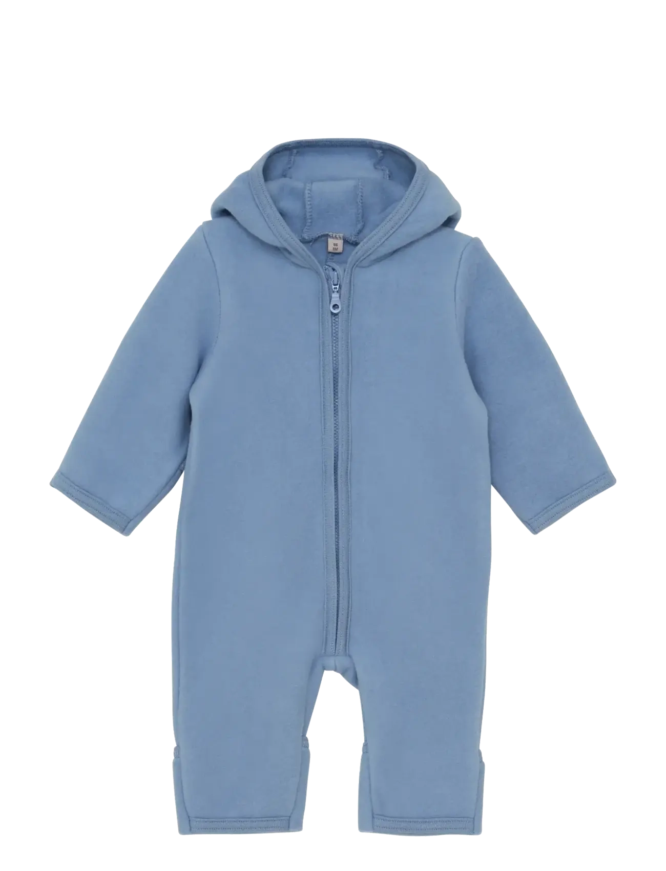Huttelihut Pram Suit Ears Cot. Fleece - Ytterkläder - WINDWARD BLUE / blue