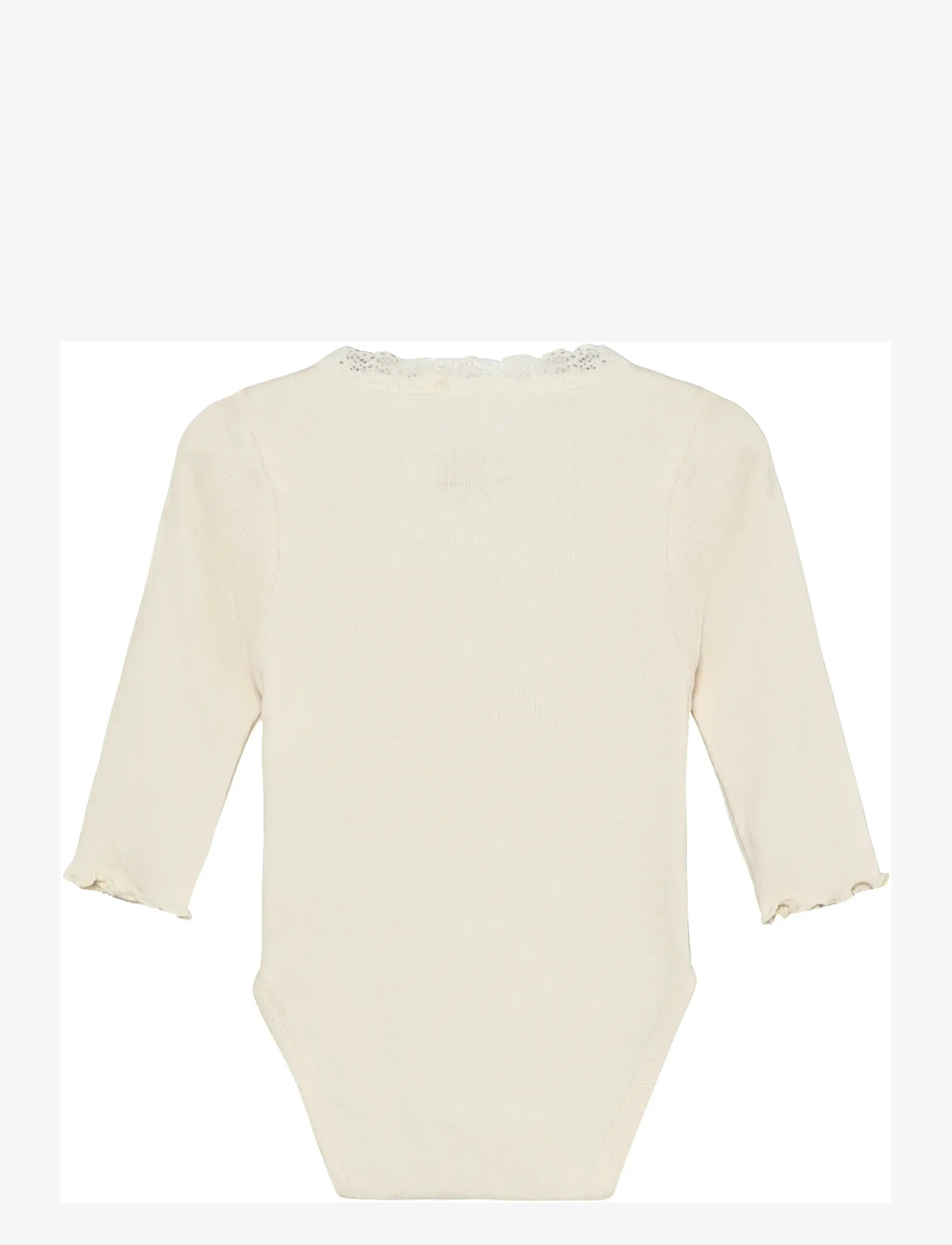 Huttelihut - Body LS Rib - pikkade varrukatega - antique white - 1