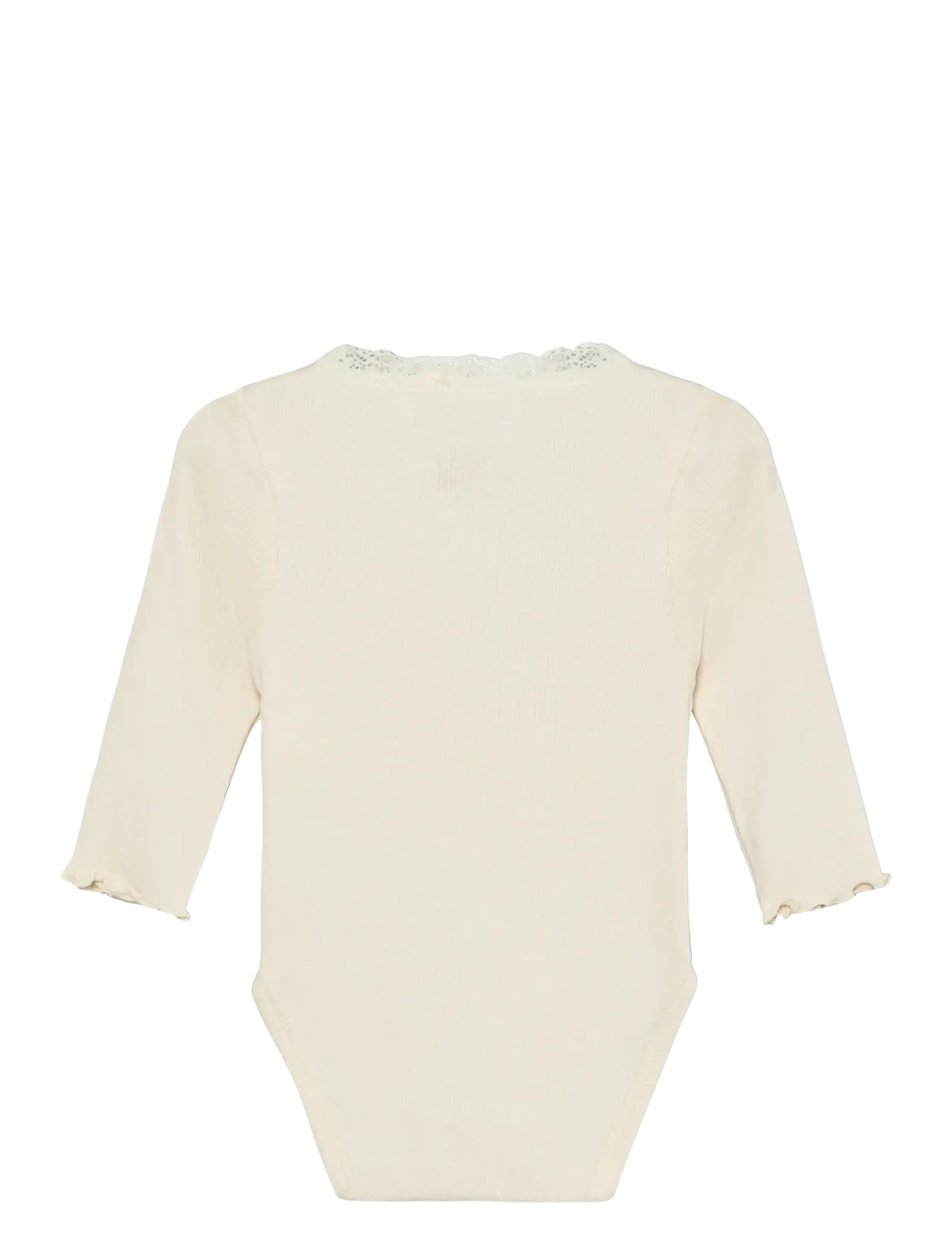 Huttelihut - Body LS Rib - laveste priser - antique white - 1