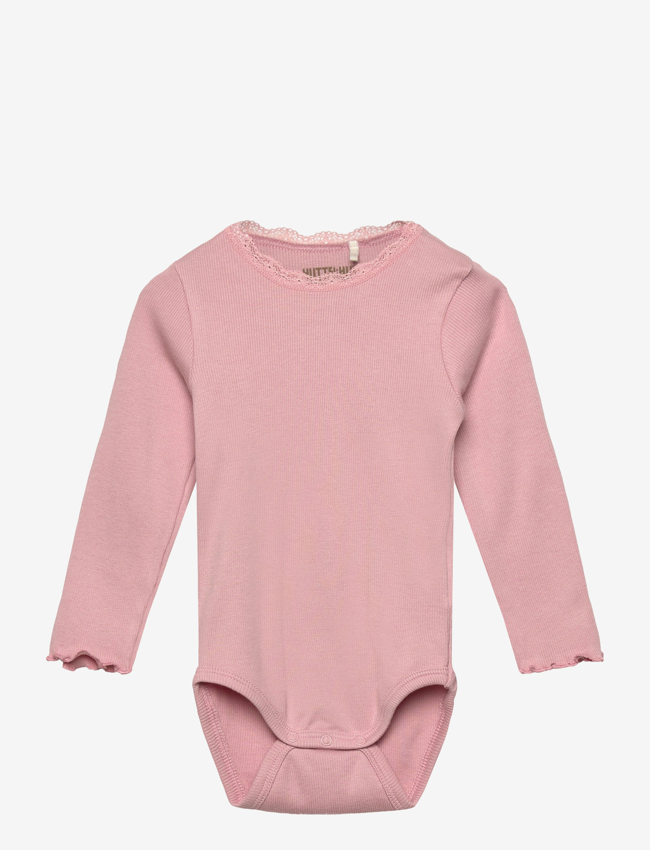 Huttelihut - Body LS Rib - langärmelig - pale mauve - 0