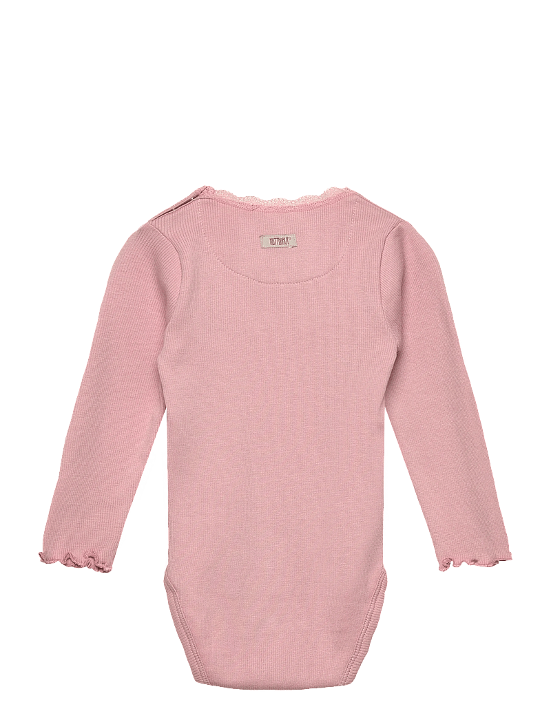 Huttelihut - Body LS Rib - langärmelig - pale mauve - 1