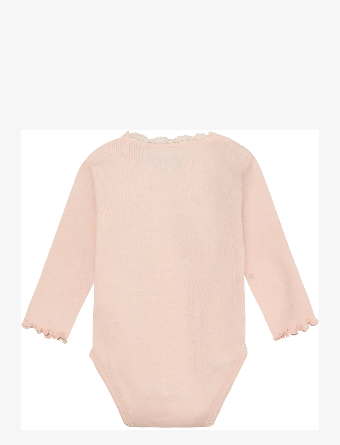 Huttelihut - Body LS Rib - langärmelig - peach blush - 1