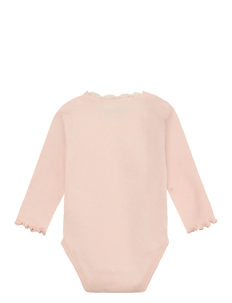 Huttelihut - Body LS Rib - langärmelig - peach blush - 1