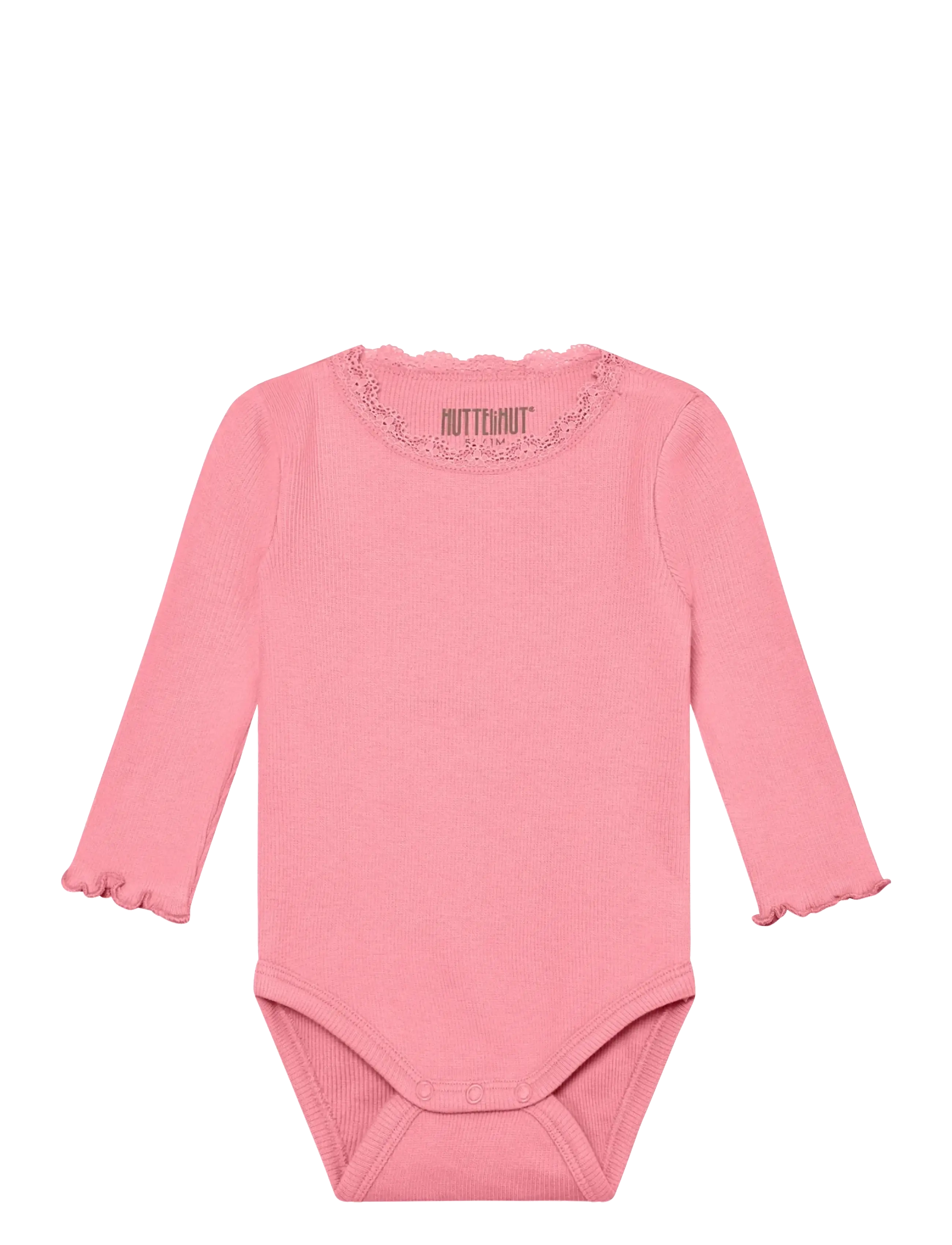 Huttelihut Body LS Rib - Pikkade varrukatega - PLUMERIA / pink/rose