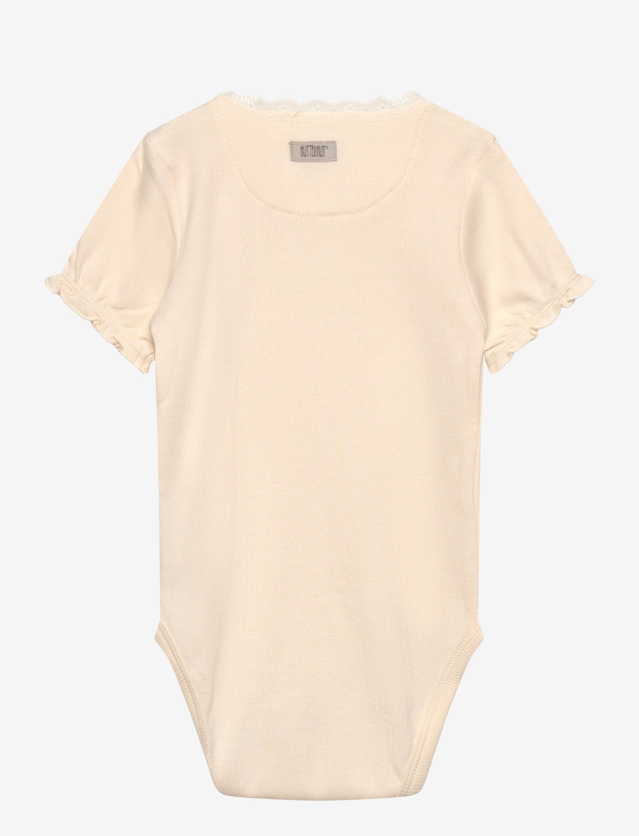 Huttelihut - Body SS Rib - short-sleeved bodies - antique white - 1
