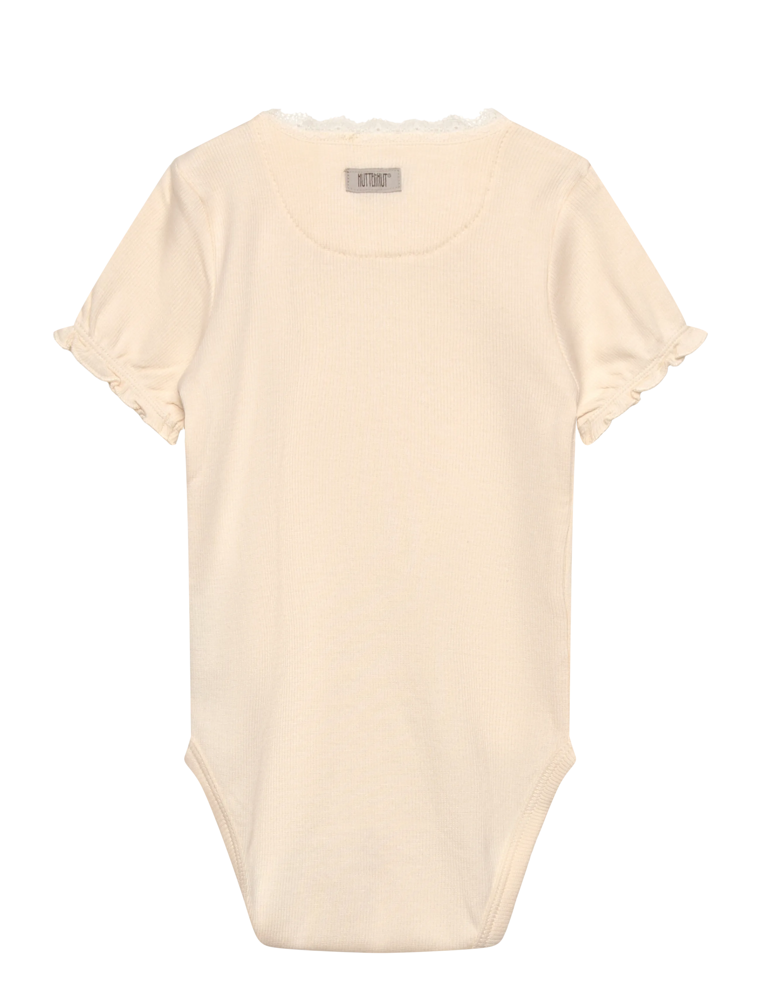 Huttelihut - Body SS Rib - laveste priser - antique white - 1