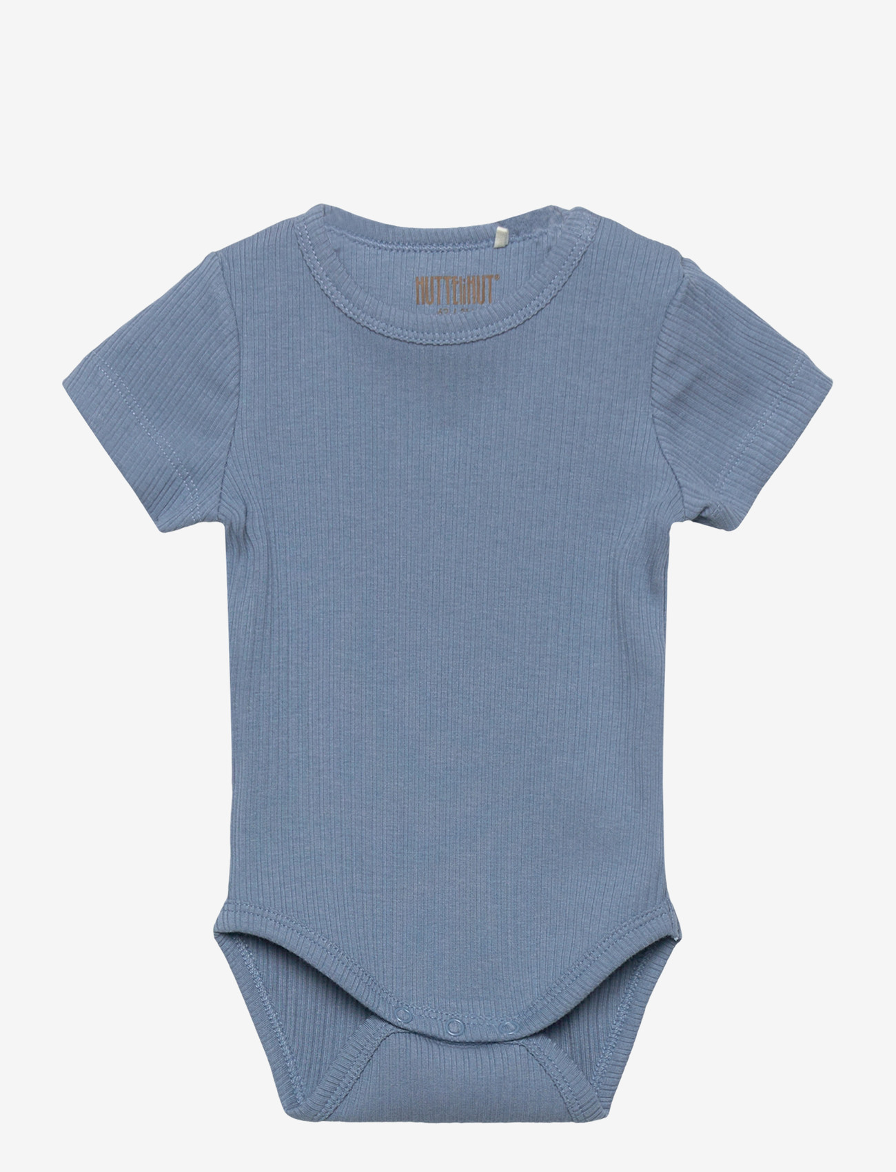 Huttelihut - Body SS Rib - short-sleeved - windward blue - 0